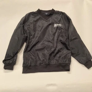 Chaqueta Pulóver Cedar Fair Entertainment Company Negra VIP Mediana Para Hombre Unisex - Imagen 1 de 5