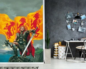 3D Dragon Banner ZHUB059 Wallpaper Wall Mural Self-adhesive Ciruelo Zoe - Picture 1 of 11