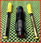 BLACKLIGHT GLOW Permanent 2 INVISIBLE INK UV SECURITY MARKERS and 365nm UV LIGHT