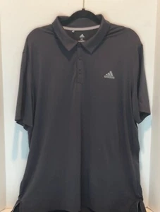 Men's Adidas Golf Gray Polo Shirt - Size XL - Picture 1 of 4
