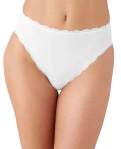 b.tempt'd by Wacoal Inspired Eyelet Hi-Leg White Brief Panty Size Medium L39719 - Picture 1 of 3
