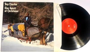 Ray Charles  The Spirit Of Christmas LP Dutch Import Promo 1985 Nm - Picture 1 of 7