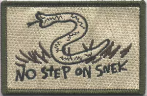 VELCRO® BRAND Verschluss Morale HOOK PATC kompatibel No Step On Snek Multitan 3x2" - Bild 1 von 1