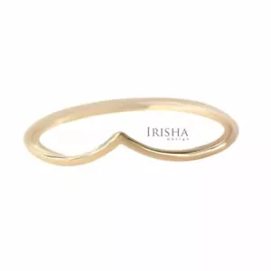 ANILLO DE DISEÑO GALÓN DE ORO SÓLIDO 14K TALLA JOYERÍA FINA - 3 A 8 JOYAS FINAS EE. UU. - Imagen 1 de 7