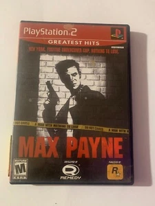 Max Payne Playstation 2 Greatest Hits Video Game - Picture 1 of 3