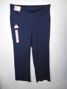 Sandy & Marcie's maternity yoga pants Navy blue Size XL (16-18) T-7 - Picture 1 of 5