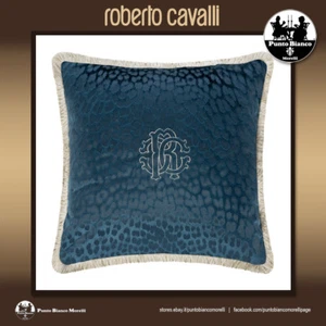 ROBERTO CAVALLI HOME | Monogram | Kissen blau - Bild 1 von 13