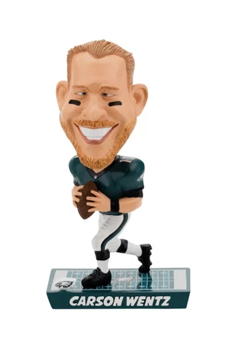 Carson Wentz Philadelphia Eagles Caricature Special Edition Bobblehead NFL Cover