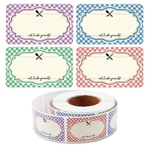 KYONANO 500 Marmeladen Etiketten Selbstklebend, 50X30mm Etiketten Marmeladeng...