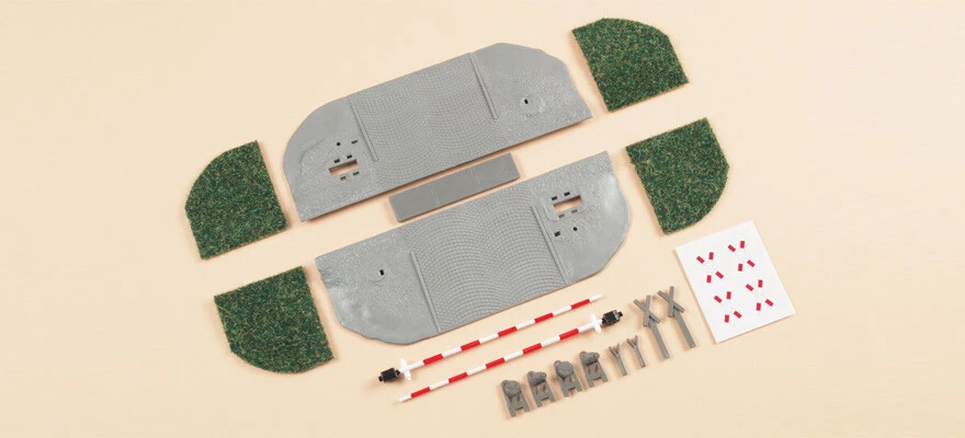 Auhagen 41604 passaggio a Livello con Barriera Modelling Kit