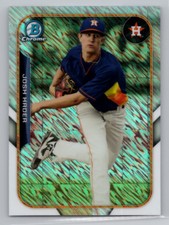 2015 Bowman #FFM-JH Josh Hader The Farm's Finest Minis Houston Astros