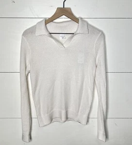 Abercrombie & Fitch Kids • White Johnny Collar Sweater Size 13/14 NWT - Picture 1 of 6