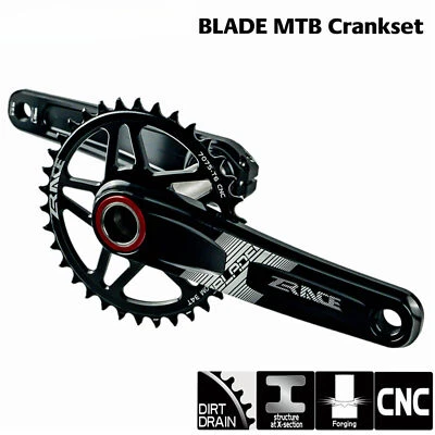 10 11 12 Speed MTB Crankset 170mm/175mm Crank Arm 32T/34T/36T Chainring BB68/73 - Image 1 of 4
