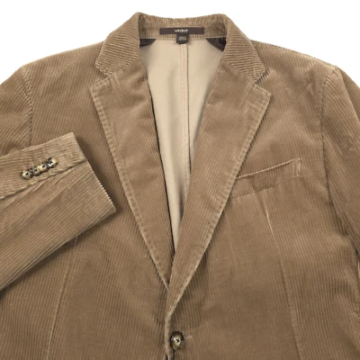 $850 Windsor Giro W Beige Corduroy Sport Coat Blazer Jacket Mens 46 (EUR 56) - Image 1 of 4