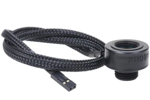 Phobya Temperatursensor Innen-/Außengewinde G1/4 - black matt - Bild 1 von 2