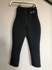 Delfin Women's Far-Infrared Neoprene Black Shorts Size Small Anti-Cellulite - Picture 1 of 5