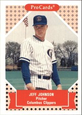 1991-92 ProCards Tomorrow's Heroes #109 Jeff Johnson