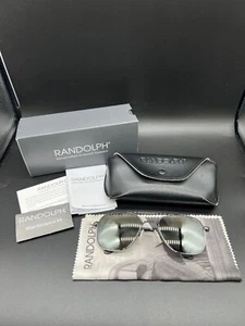 Randolph 58mm Aviator Gun Metal 140mm Glass Package Complete 6916F-29 - Picture 1 of 11