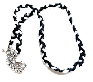 6x Collana in raso da donna lunga 50 cm catenina per ciondolo pendente girocollo - Foto 1 di 9