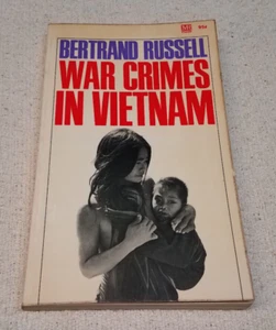 Bertrand Russell War Crimes in Vietnam, First printing, 1967 MR Press Paperback - Picture 1 of 7
