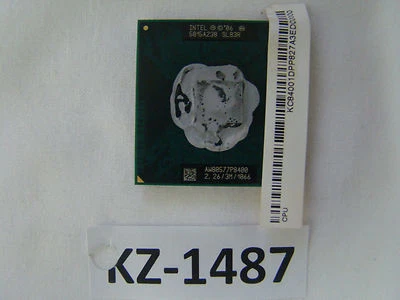 Intel CPU Core 2 Duo Mobile P8400 SLB3R 2.26Ghz 3MB 1066MHz Typ AW80577 #KZ-1487 - Image 1 of 3