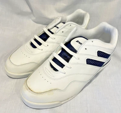Brunswick Bowling Shoes Women's 8 K508-8 Pioneer White Navy Silver - Image 1 of 4