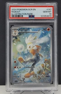 Pokémon S&V: Stellar Crown - Raboot IR PSA 10 Graded Card Gem Mint - Bild 1 von 5