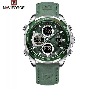 NAVIFORCE Men's Military Chronograph Waterproof Quartz Digital Sport Watch - Picture 1 of 7
