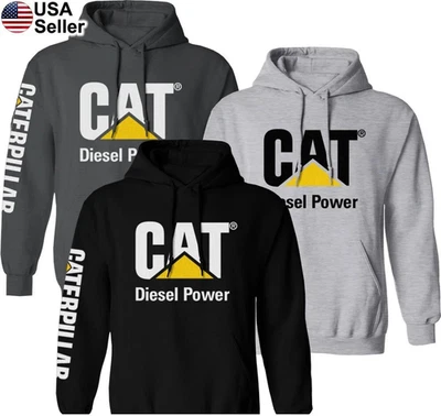 Sudadera con capucha Caterpillar Diesel Power, sudadera con capucha con logotipo CAT construcción Foto 1 de 3