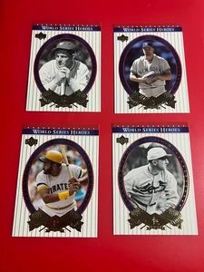 4 - 2002 Upper Deck World Series Heroes Insert LOT - Bild 1 von 2