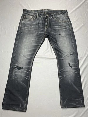 Cult of Individuality Jeans Mens 38x34 (40x32) Rebel Straight Selvedge Denim - Image 1 of 4