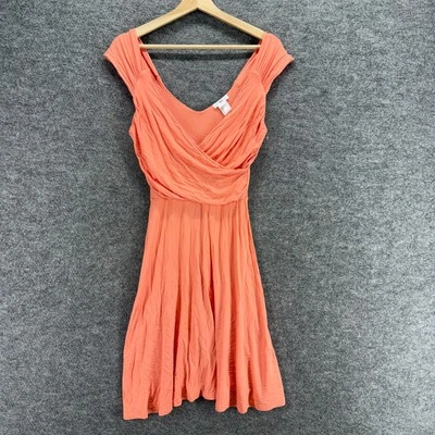 Venus Dress Women S Small Pink Sheath Midi V-Neck Sleeveless Rayon Casual Solid - Image 1 of 4