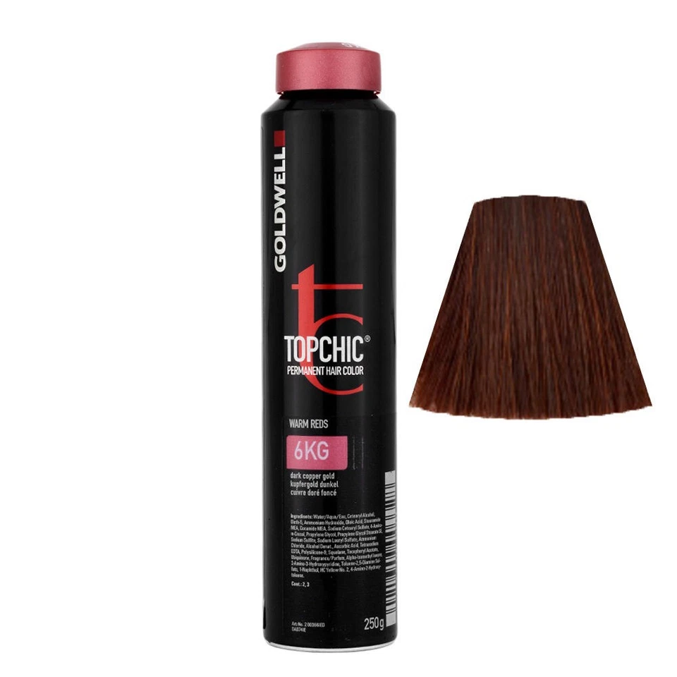 Goldwell Topchic Hair Color (Can) 6KG Dark Copper Gold 8.6 oz - Image 1 of 1