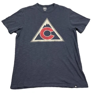 Camiseta 47 Marca NHL Colorado Logo Avalancha Adulto Mediana Gris Oscuro Camiseta - Imagen 1 de 9