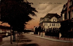 Ak Saarbrücken im Saarland,  Am Staden, Straße, Bäume, Gebäude - 4933838 - Picture 1 of 2