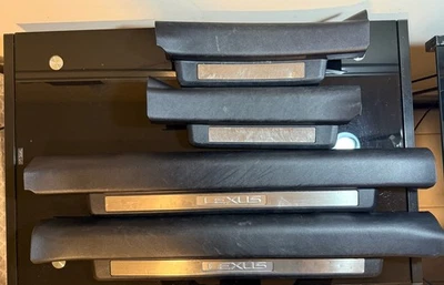 2006-2013 IS250 IS350 ISF Illuminated Door Sills (black - w/ white light) - Image 1 of 4