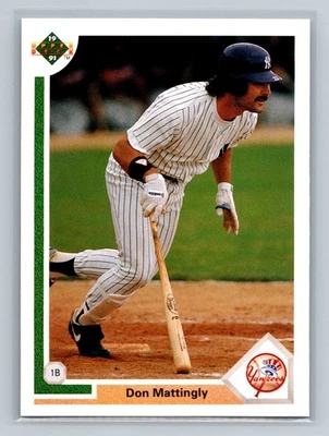 Don Mattingly 1991 Upper Deck #354 New York Yankees Foto 1 de 2