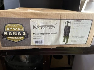 FROGG TOGGS Hombre Rana II Bota PVC Pie Pecho Vadeador 11, Marrón - Imagen 1 de 4