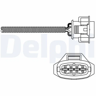 Sonda lambda Delphi sensore controllo gas di scarico ES10792-12B1 per FIAT STILO Multi Wagon - Immagine 1 di 4