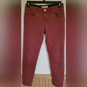 Democracy Women's "Ab" Technology Jeans Rust Red Size 6 - Picture 1 of 5