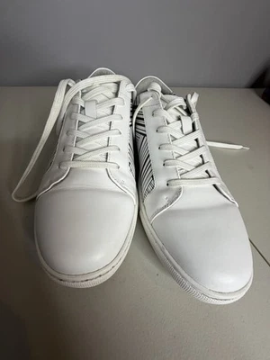 Kenneth Cole New York Hombre Zapatillas Cuero Blanco Talla 8.5 Limpias Sin Caja Foto 1 de 4