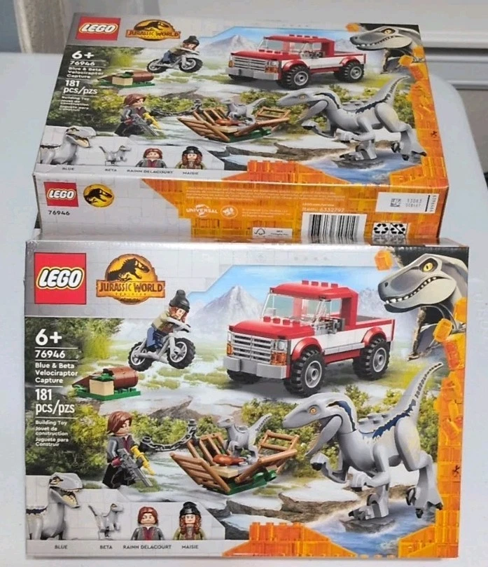 LEGO Jurassic World: Blue & Beta Velociraptor Capture (76946) Sealed Brand New - Image 1 of 3