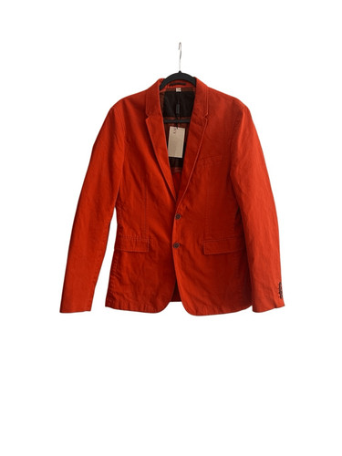 Blazer Burberry Brit WILLSON campione arancione brillante nuovo con etichette taglia small