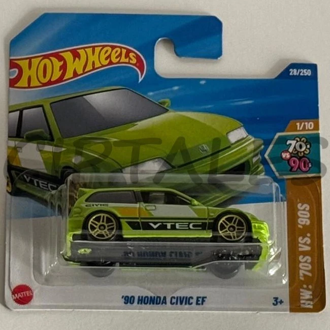 Hot Wheels 2025 90 Honda Civic EF 28/250 - 1:64 Mattel - Immagine 1 di 1