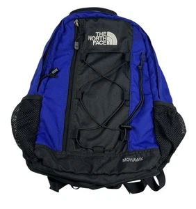 The North Face Mohawk Backpack Bag Blue Black Hiking Unisex Multiple Pockets - Picture 1 of 8