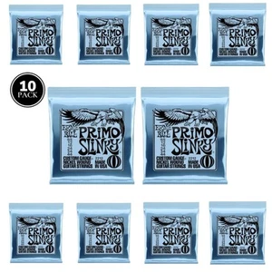 2212 Ernie Ball Primo Slinky Nickel Wound 9.5-44 Electric Guitar Strings 10 SETS - Picture 1 of 10