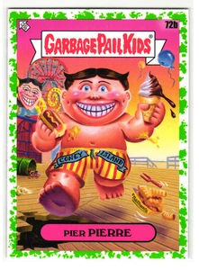 Pier Pierre 2021 Garbage Pail Kids Coney Island Parody Sticker Green - Picture 1 of 2