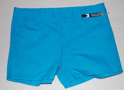 Niñas PANTALONES CORTOS TEJIDOS TURQUESA Cintura Ajustable Chinos TALLA 10 12 Foto 1 de 2