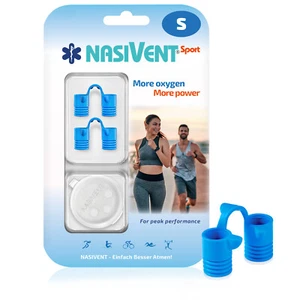 Nasivent Sport - 2x Size S - Sky Blue - Nasal Dilator - Improved Nasal Breathing - Picture 1 of 9