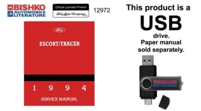 Ford Escort 1994, Mercury Tracer Shop manual de reparación USB Foto 1 de 3